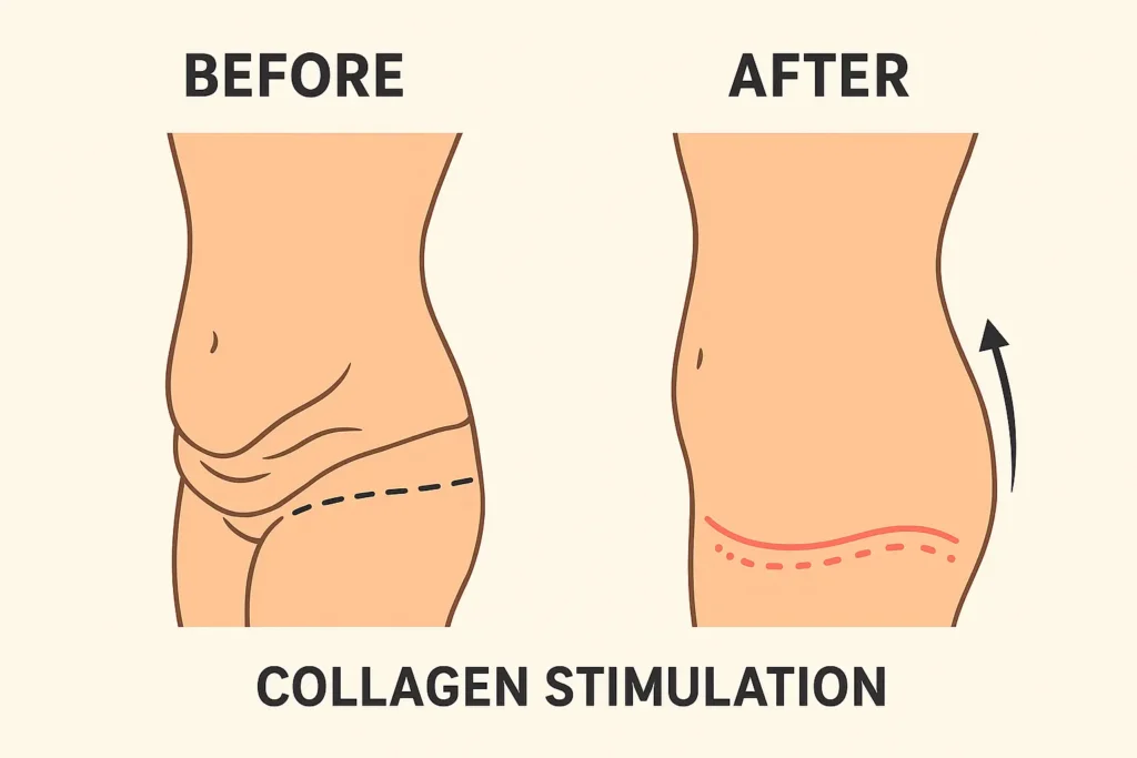 Before and after results for sagging skin after weight loss injections Tilehurst
