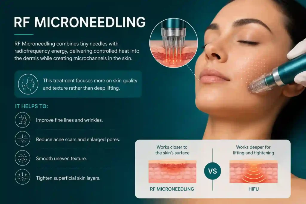 What Does RF Microneedling Do That HIFU Alone Cannot Tilehurst